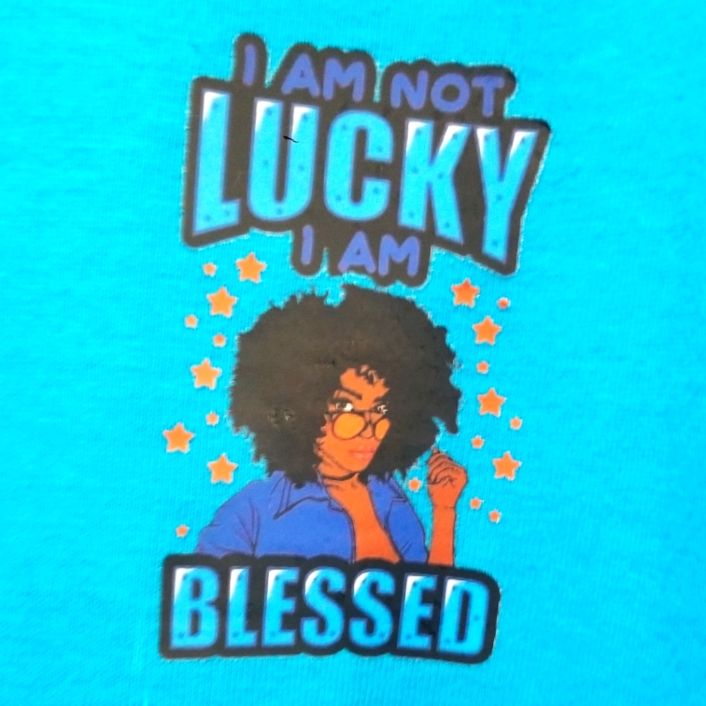 2x positive message short sleeve heavy weight Tee
